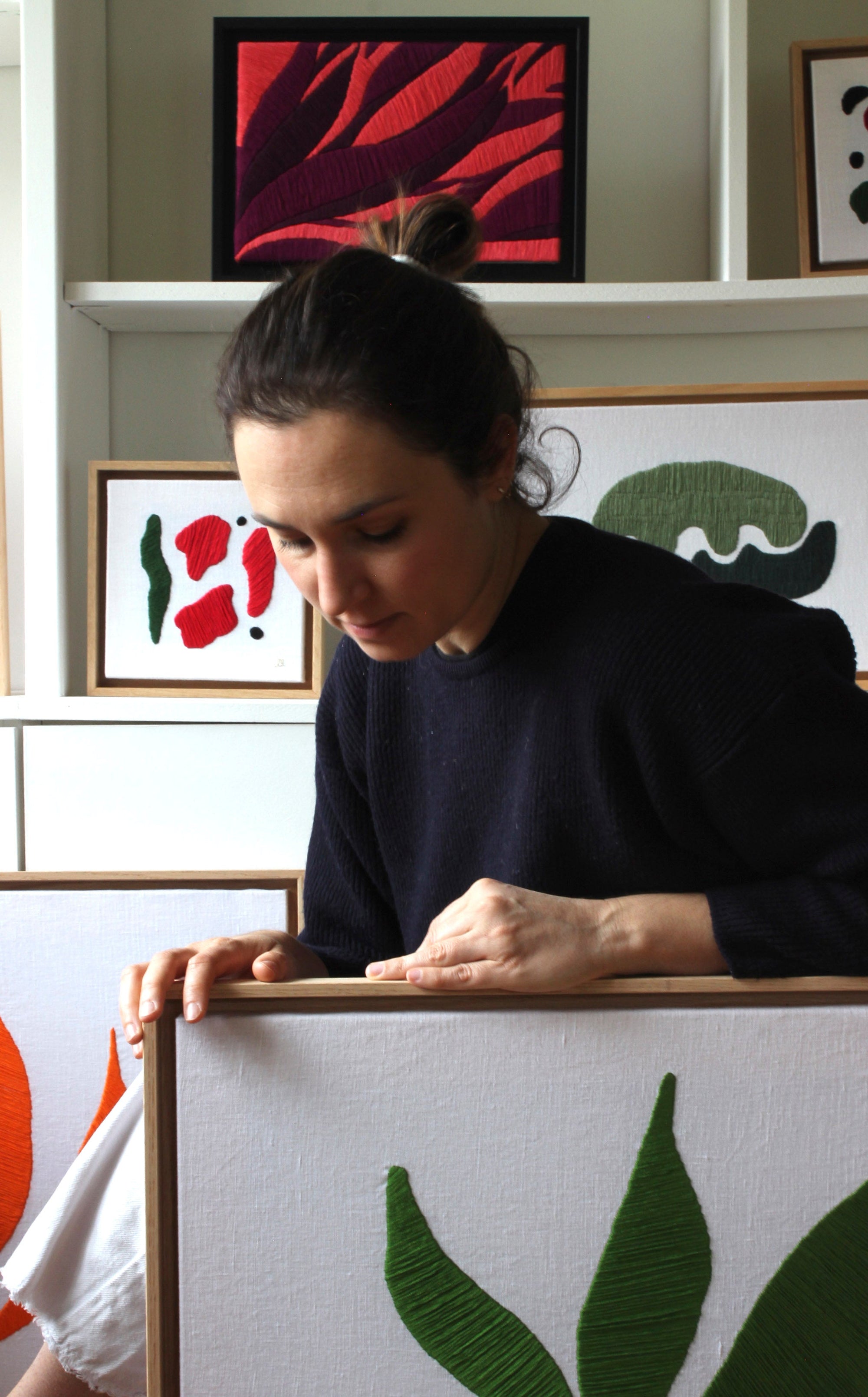 Laura Le Gall Embroidered Art Inspired by Nature and Life
